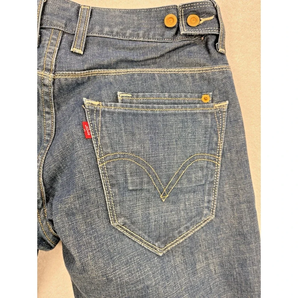 Levi's 511 Slim Jeans Men 30x30 Blue Cinch Waist 9 Pocket Denim‎ - Rare
